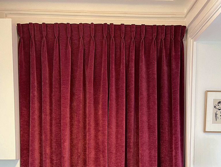 Réalisation d'une double portière tête flamande - Tissu de l'éditeur Jab