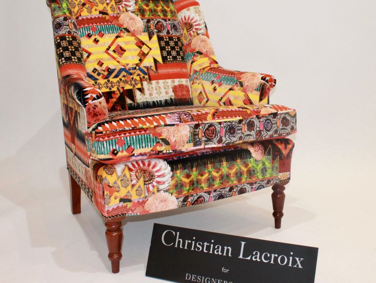 Cover of an armchair - Fabric Christian Lacroix edited by Designers Guild