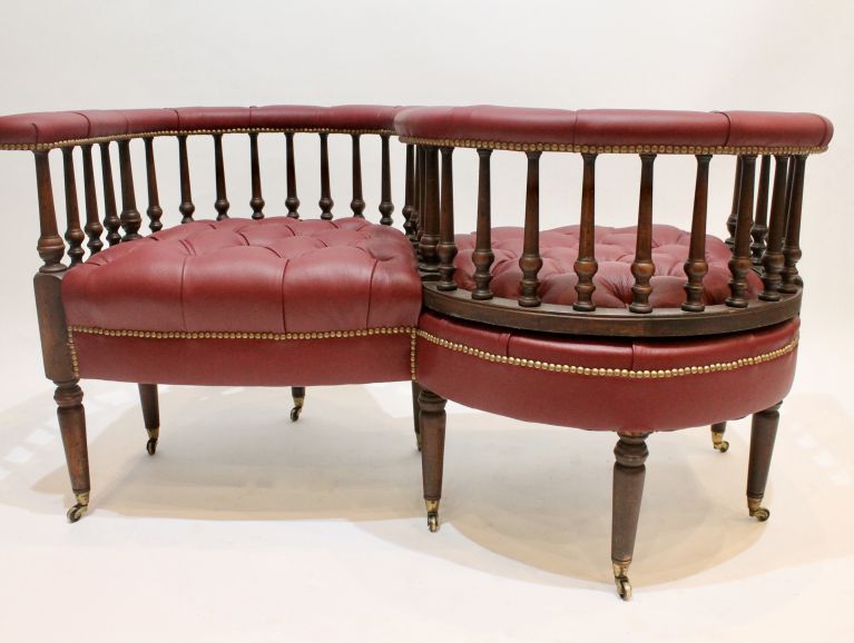Complete renovation of a confident padded leather chair - Leather Tassin